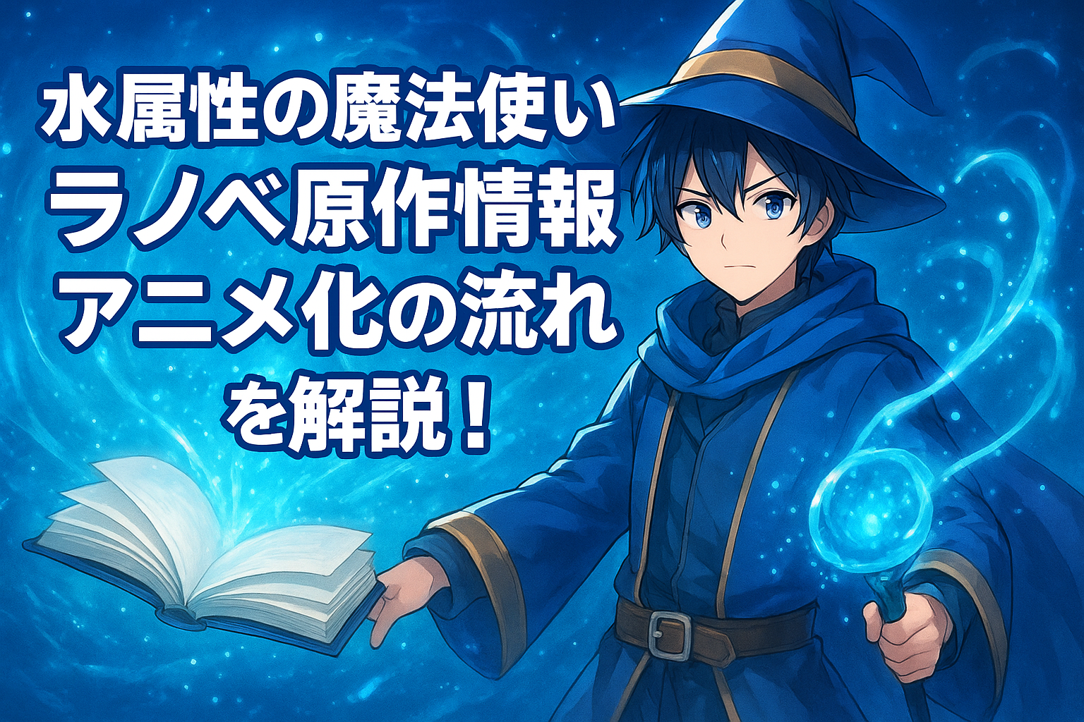 水属性の魔法使いラノベ原作情報とアニメ化の流れを解説！