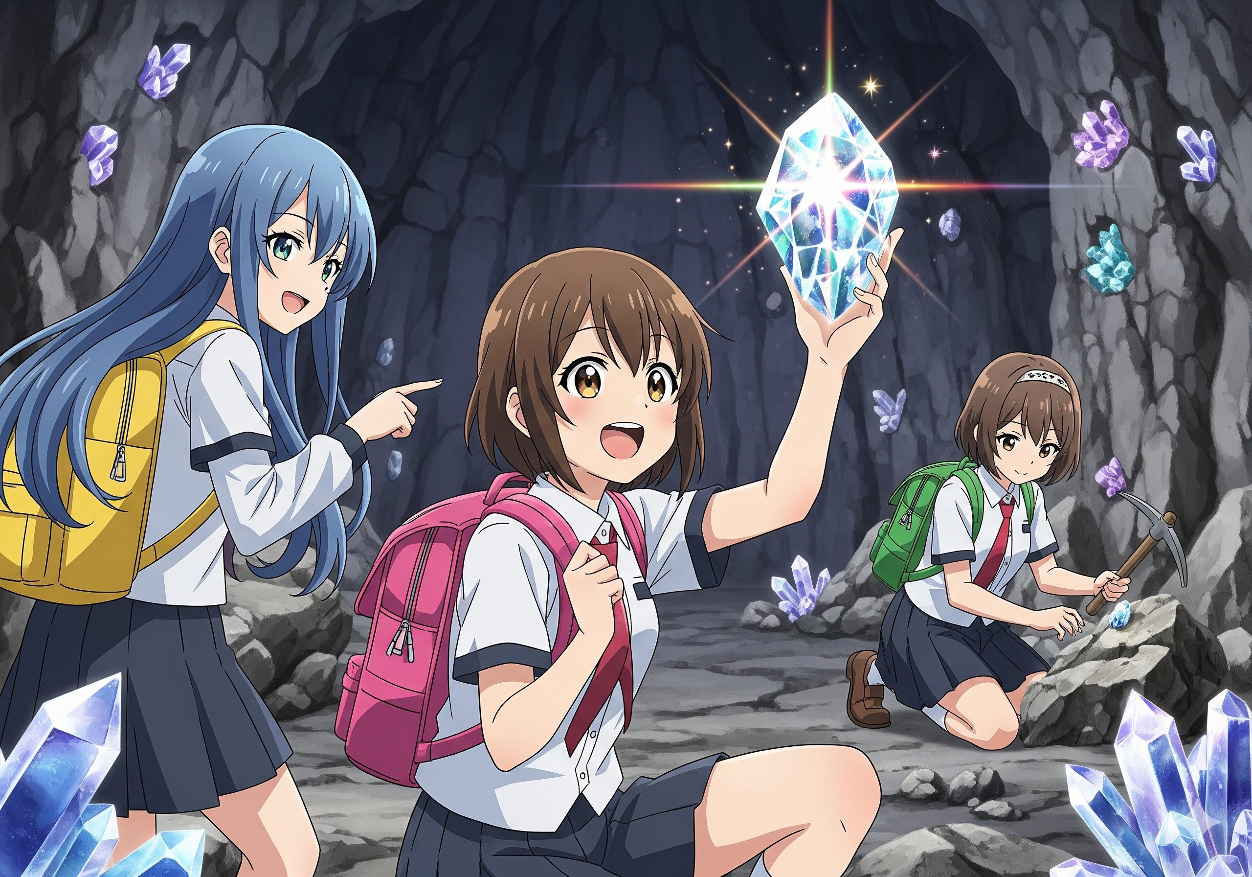 『瑠璃の宝石』第1話放送スタート！鉱物採集×キラキラ女子高生の魅力とは？