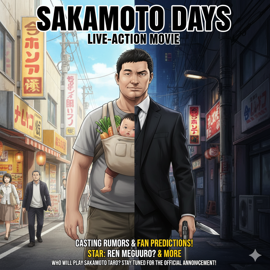 SAKAMOTO DAYS 実写化決定！主演は目黒蓮か？ファン予想＆キャスト噂まとめ