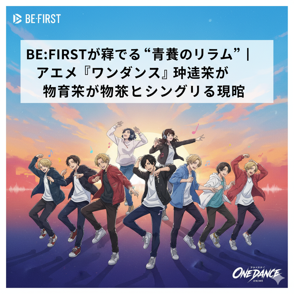 BE:FIRSTが奏でる“青春のリズム”｜アニメ『ワンダンス』主題歌が物語とシンクロする理由