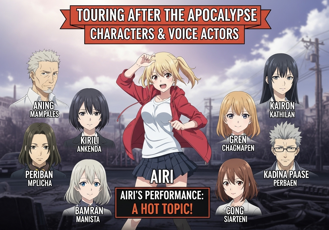 【感想】アニメ『終末ツーリング』登場キャラ＆声優まとめ｜アイリ役の演技が話題に！