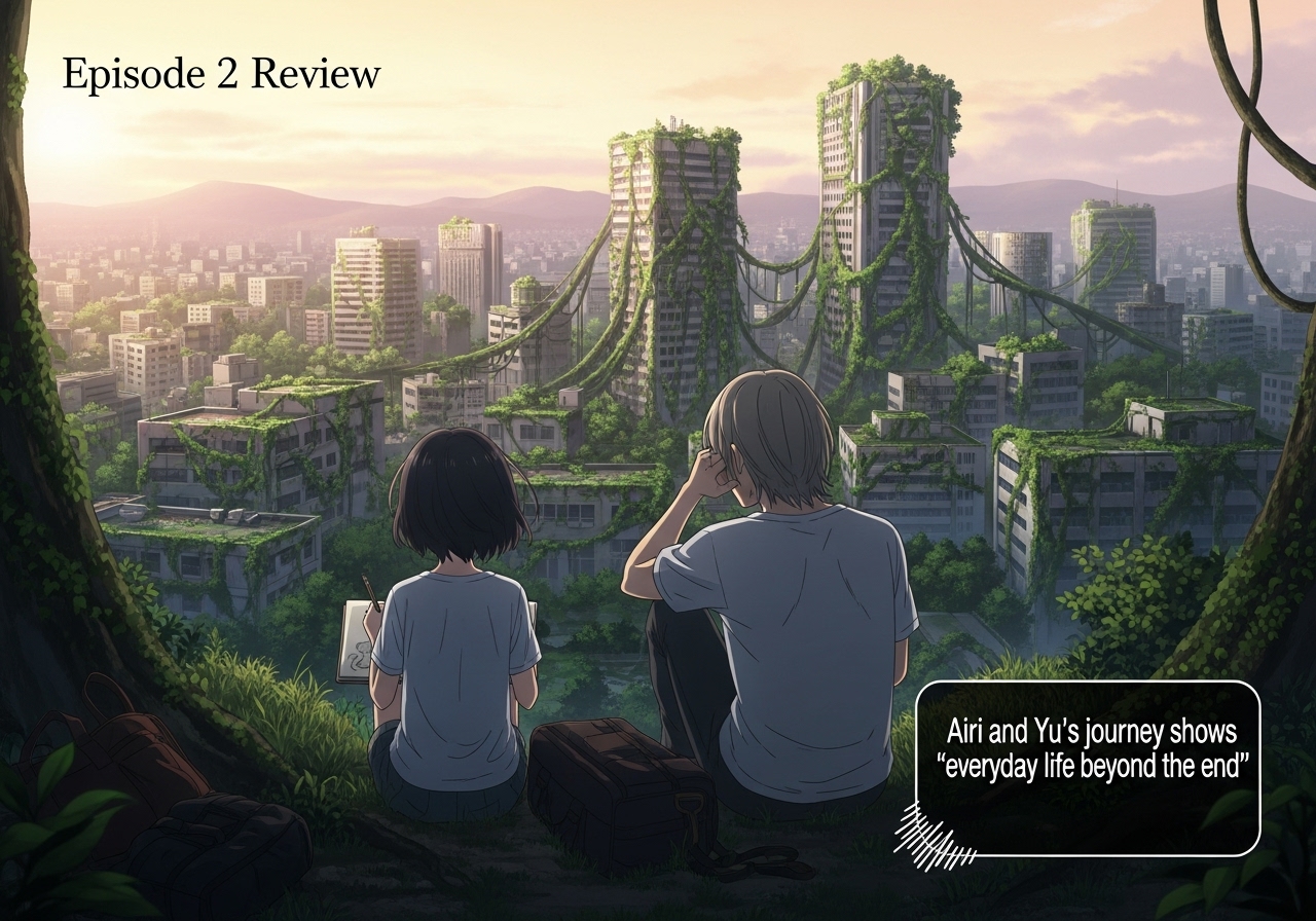第2話感想｜アイリとユウの旅が示す“終わりの先にある日常”『終末ツーリング』