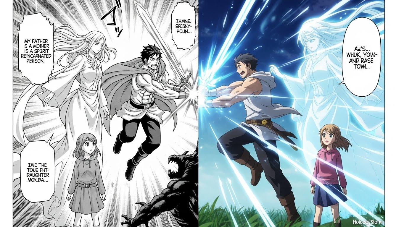 『父は英雄、母は精霊、娘の私は転生者。』漫画とアニメの違いは？ストーリー比較レビュー