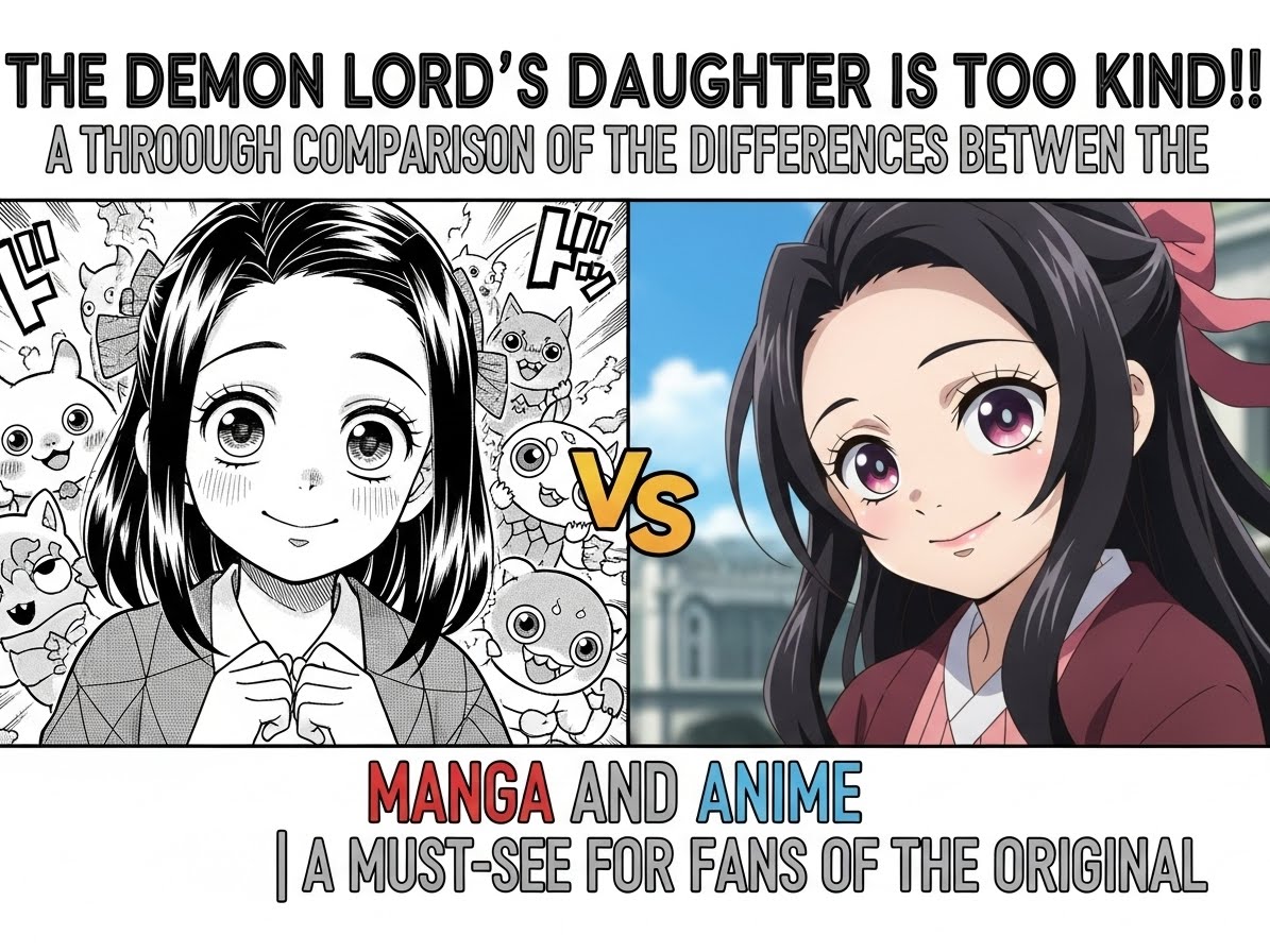 魔王の娘は優しすぎる!! 漫画とアニメの違いを徹底比較｜原作ファン必見