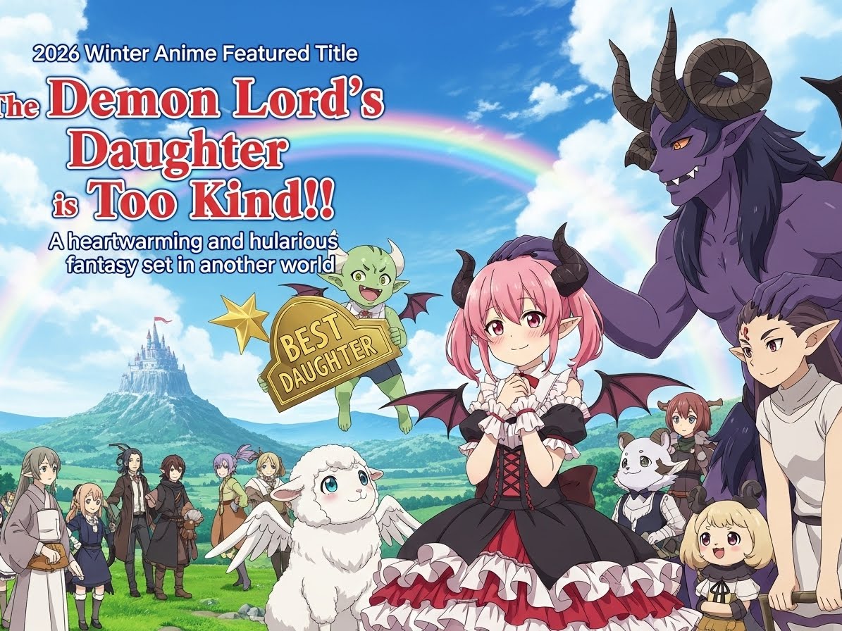 2026年冬アニメ注目作『魔王の娘は優しすぎる!!』｜ほっこり笑える異世界癒しファンタジー