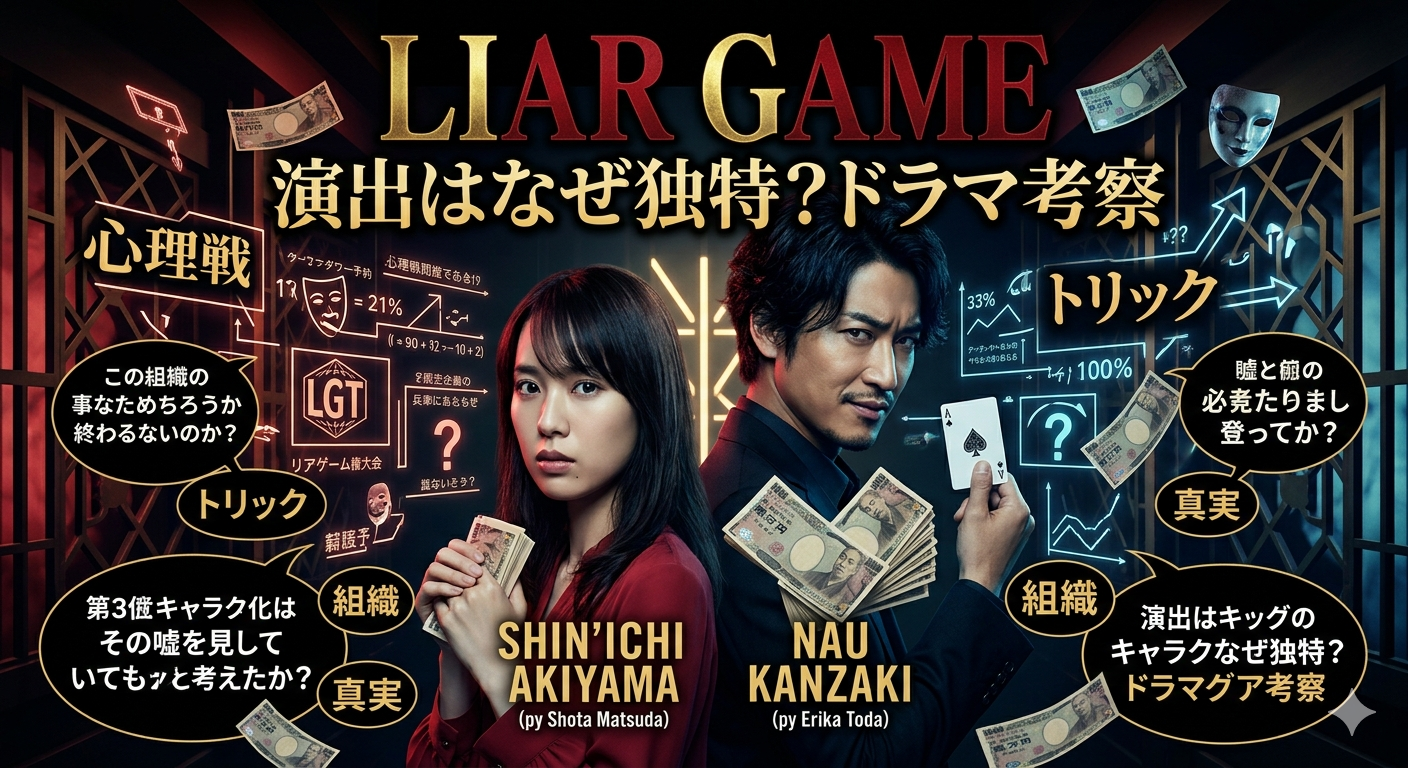 LIAR GAME 演出はなぜ独特？ドラマ考察