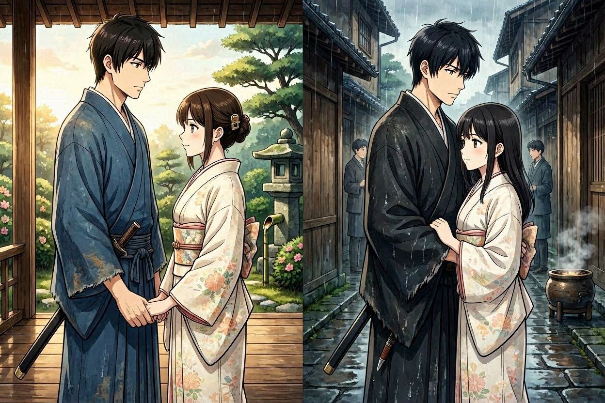 地獄楽 画眉丸と結は理想の夫婦か依存関係か